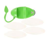 Ipetboom Cuttlefish Bone Bird Cuttlebone Chew Pet Food Feeders for Pet Supplies, Prevents Bone from Falling, Plastic 1 Set for Parrot and Bird Cage