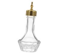 Ipetboom Decorative Glass Bitters Bottle with Stopper Cocktail Dispenser for Bar Use Elegant Design for Home Mixology Professional Bitter Dasher for Craft Cocktails