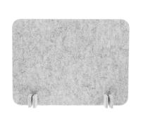 Ipetboom Desk Divider Felt Privacy Panel Light Grey Acoustic Noise-reducing Office Cubicle Partition for Student Desks Freestanding Table Privacy Screen with Easy Installation