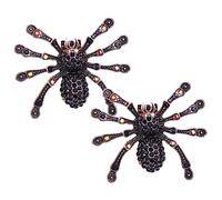 Ipetboom Detachable Spider Shoe Clips in Antique Gold Shoe Buckle Charms for Heels Glamorous Decorative Accessories for Womens Pumps Secure Fit for Parties and Formal Events