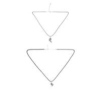 Ipetboom Devil and Angel Couple Necklaces Set Black Cord, Decorative Pendant Necklaces for Couples, Valentine'S Day Neck Decor for Lovers