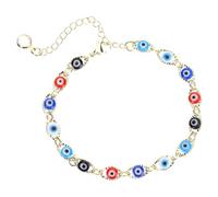 Ipetboom Devil's Eye Bracelet Metal Wrist Chain Women Jewelry Link Charm Bracelet Chain Wristband