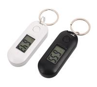 Ipetboom Digital Keychain Watch Portable Pocket Watch Keychain 4pcs with Silent Display and Lightweight Plastic Design for Students, for Everyday Carry and Outdoor Adventures