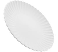 Ipetboom Dinner Plate Retro Rustic Ceramic White Chrysanthemum Shaped