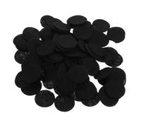 Ipetboom Diy Hair Accessories Polyester Wafers 25mm 400pcs Black Non-woven Fabric Decorative Headdress Craft for Children Hairbands Headpins