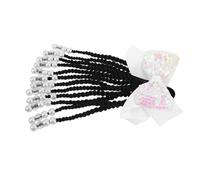 Ipetboom Dreaded Ponytail Wig Clip in Dread Ponytail Braiding Hair for Braids Accessories for Cloth White