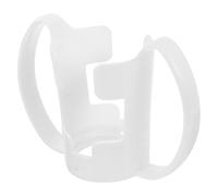 Ipetboom Drinking Mug Handle Cup Holder for Elderly Liquid Diet Cup Holder White Plastic Multifunctional Use Inclined Stable Design for Dining in A Restaurant