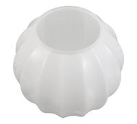 Ipetboom E27 Round 140mm Textured Glass Lamp Shade, Sodium Calcium Material, Modern Small Globe Lampshade for Wall, Pendant, Ceiling Lights, Suitable for Home and Office