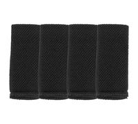 Ipetboom Elastic Belt Keepers with Elastic Design 4pcs Black Nylon Webbing Strap Retainers to Hold Tight Loose Straps for Men Suitable for Dog Collars and Wide Belts