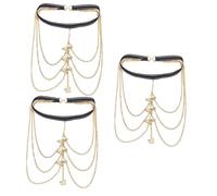 Ipetboom Elastic Butterfly Multi Layered Leg Chain Stunning Jewelry for Dance Parties Weddings and Dates Leg Jewelry to Elevate Your Look and Grab Attention