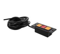 Ipetboom Electric Roller Shutter Switch Wall-mounted Push Button with 3-meter Cable for Industrial Garage Door Automation and Warehouse Gate Control Maintenance