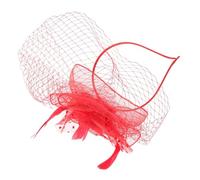 Ipetboom Elegant Fascinator Headband with and Mesh for Weddings Tea Parties and Birthdays Stylish Bridal Headdress Accessory for Special Occasions