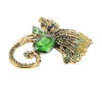 Ipetboom Elegant Maple Leaf Brooch Pin Vintage Rhinestone Lapel Pin for Coats Shirts Hats Bags Unique Accessory for Parties Thanksgiving Durable Versatile Decoration