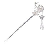 Ipetboom Elegant Plum Stick Tassel Vintage Hair Fork for Bun Styling for Weddings and Special Occasions Women Accessories