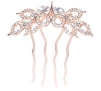 Ipetboom Elegant Rhinestone Hair Comb for Boy Girl Stylish Crown Hair Accessories for Weddings and Special Occasions Versatile Design for Various Hairstyles