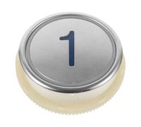 Ipetboom Elevator 1st Button Replacement Stainless Steel Elevator Button with Blue Light Arrow for Lift Accessories