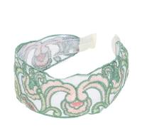Ipetboom Embroidered Floral Headband for Women Wide Hair Band Sweet Floral Design for Everyday Wear Face Washing and Fashionable Hair Accessories