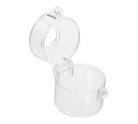 Ipetboom Emergency Stop Protective Cover Transparent Pushbutton Switch Protector Fit for Wall and Light Table Buttons Easy Install Safety Guard