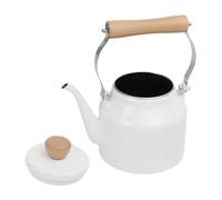 Ipetboom Enamel Whistling Tea Kettle Thickened Water Boiler Compatible with Induction Cooker and Gas Stove Large Capacity Stovetop Pot for Boiling Milk Tea Coffee and Water at Home Office