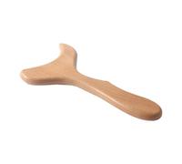 Ipetboom Ergonomic Wood Guasha Board for Manual Massage Versatile Scraping Tool for Full Body Relaxation and Circulation Improvement for Home Use and