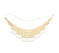 Ipetboom Ethnic Style Metal Waist Chain Belt with Vintage Coin Charms Multi Tassel Belly Dance Chains for Women Fade Resistant Waist Jewelry for Party Festival and Everyday Wear
