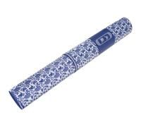 Ipetboom Extendable Blue and White Porcelain Poster Tube Art Storage Cylinder 35-62cm with 6cm Diameter for Artists and Calligraphy Scrolls, Portable Drawing and Document Mailing Tube