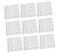 Ipetboom Face Rhinestones for Makeup Resin Rhinestones Decals Safe Material Bright Decorative Gems