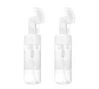 Ipetboom Facial Cleanser Foam Pump Bottle Set 2Pcs 150Ml with Cleaning Brush for Travel and Daily Face Wash