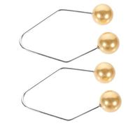 Ipetboom Facial Dimple Maker and Trainer for Cheeks 2pcs Light Gold Facial Exerciser Tool for Natural Dimple Formation Portable Skin Care Device