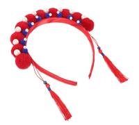 Ipetboom Fairy Accessories Women Headband Chinese Decor Hair Accessory Cosplay Tassel Head Horse for Party