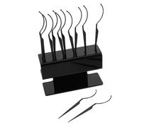 Ipetboom False Eyelash Model Lash Extension Tool Eyelash Organizer Lash Cart Organizer Black