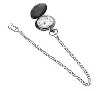 Ipetboom Father's Day Vintage Pocket Watch with Chain Stylish Metal Present for Dad Unique Decorative for Special Occasions Craftsmanship and Design