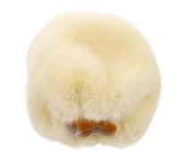 Ipetboom Faux Fur Microphone Cover Wind Muff for Indoor Outdoor Use Noise-reducing Plush Mic Windscreen Shield for Studio Recording Broadcasting Ktv Lightweight and Washable Yellow