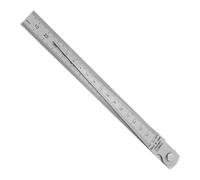 Ipetboom Feeler Gauges Set Stainless Steel Thickness Measuring Tool with Straight Ruler, Offset Gap Width Gauge for Precise Industrial and Mechanical Measurements