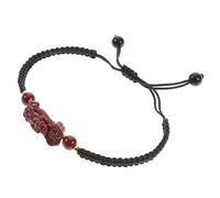 Ipetboom Feng Shui Wealth Bracelet Hand Woven Braided Rope Design Unisex Prosperity Bracelet for Daily Wear Brings Fortune Blessings present for Travel Commemorative Celebrations