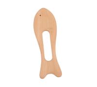 Ipetboom Fish Shaped Scraping Board Wooden Body Scraper Gua Sha Board for Muscle Relief for Back and Shoulder Scraping Therapy Massage Tool