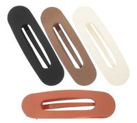 Ipetboom Flat Duckbill Hair Clips Material to Keep Hair in Place with Firm Grip 4pcs Assorted Colour Elegant French Style Accessories for Women for Everyday Use
