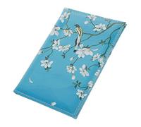 Ipetboom Floral Passport Holder Button Closure Waterproof Pu Passport Cover for Travel Card Organizer for Men and Women