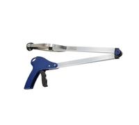 Ipetboom Foldable Aluminum Alloy Trash Gripper Grabber Picker Tool for Elderly Disabled Multi-purpose Reacher with Material for Home Garden Park Use