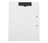 Ipetboom Foldable Plastic Writing Board Clipboard with Dual Clips Document Folder for Office and Classroom Portable File Holder for Paper Organization