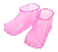 Ipetboom Foot Soaker Shoes Small Size 12.5cm Red Magnetic Water Foot Massager Soaking Tub Home Pedicure Bath Relaxation