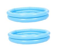 Ipetboom Foot Tub Washing Feet Tub Foldable Spa Swimming Pool Foot Bath Soaker Pool Inflatable Portable Clean Foot Wash Basin Inflatable Foot Bath Foot Soaking Basin Pvc Sky-blue