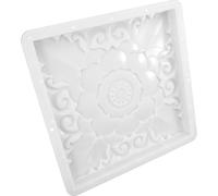 Ipetboom Footprint Mold White Plastic Brick Shaped Cement Mold for Patio and Yard, DIY Paving, Easy to Use and Clean