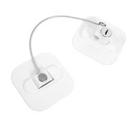 Ipetboom Fridge Lock Square Shape No-Drill Safety Lock for Refrigerator and Cabinet Combination Childproof Latch for Home Use Easy to Operate and Install