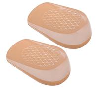 Ipetboom Gel Height Increase Insoles for Men and Women, 3.5cm Soft Elastic Heel Lift Inserts with Velvet Surface, Comfortable Shoe Heel Pads for Height Boost and Leg Support