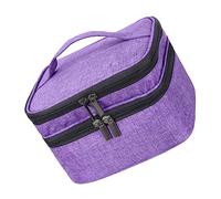 Ipetboom Gel Polish Storage Bag Essential Oil Pouch Double Nail Polish Organizer Oxford Cloth Travel Bag for Female Friends
