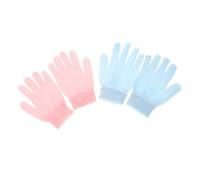 Ipetboom Gentle Exfoliating Bath Gloves Gloves for Shower Soft Skin-friendly 2 Pairs