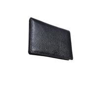 Ipetboom Genuine Leather Card Holder Wallet Purse for Men Teens Lychee Pattern Driving License Holder Coin Purse Casual Use