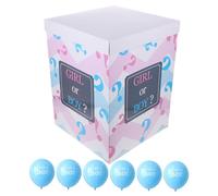 Ipetboom Giant Gender Reveal Balloon Box Set with Blue Confetti Balloons for Shower Easy Assembly Surprise Decoration for Boy Girl Party Celebration