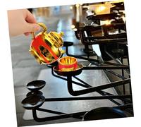 Ipetboom Gilded Teapot and Offering Cup Set for Buddhist Worship Compact Holy Water Offering Supplies with Elegant Craftsmanship Space Saving Household Ritual Pot and Cups for Special
